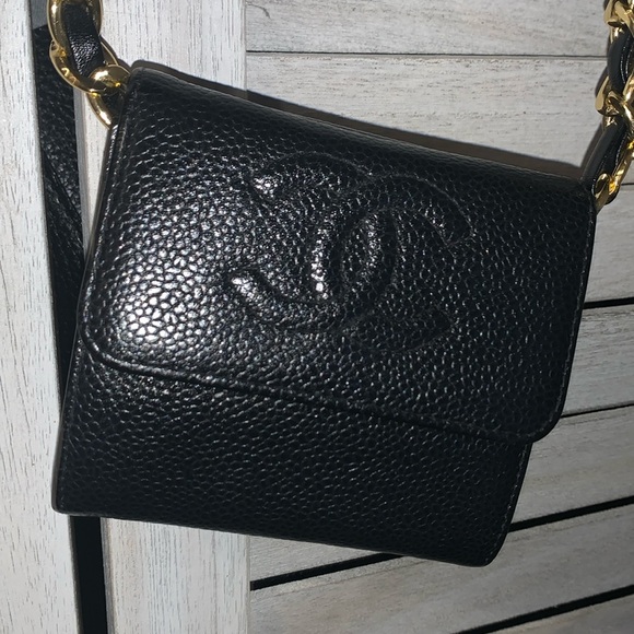 Beautiful Channel Bk Cavalier Wallet Rare collectible - Picture 1 of 15
